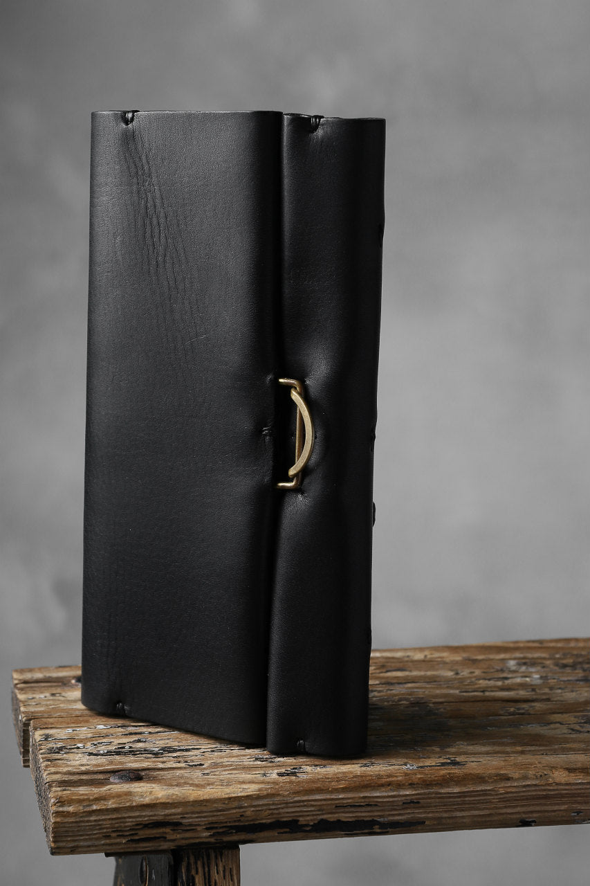 Load image into Gallery viewer, KLASICA LONG WALLET / TEMPESTI OILED COW BENDS LEATHER (BLACK)