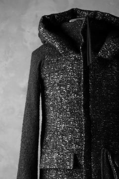 画像をギャラリービューアに読み込む, PAL OFFNER PADDED HOODNECK COAT (TWEEDY MELANGE)