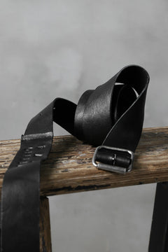 画像をギャラリービューアに読み込む, PAL OFFNER EASY LONG BELT / CALF LEATHER (BLACK)