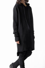 画像をギャラリービューアに読み込む, thomkrom BRUSHED BACK LONG HOODIE / FRENCH-TERRY (BLACK)
