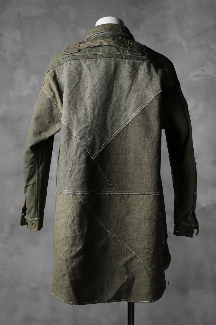 画像をギャラリービューアに読み込む, BACKLASH x LOOM exclusive RECONSTRUCTIVE COAT / VINTAGE MILITARY CANVAS