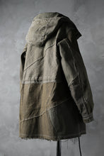 画像をギャラリービューアに読み込む, BACKLASH x LOOM exclusive RECONSTRUCTIVE HOODED JACKET / VINTAGE MILITARY CANVAS