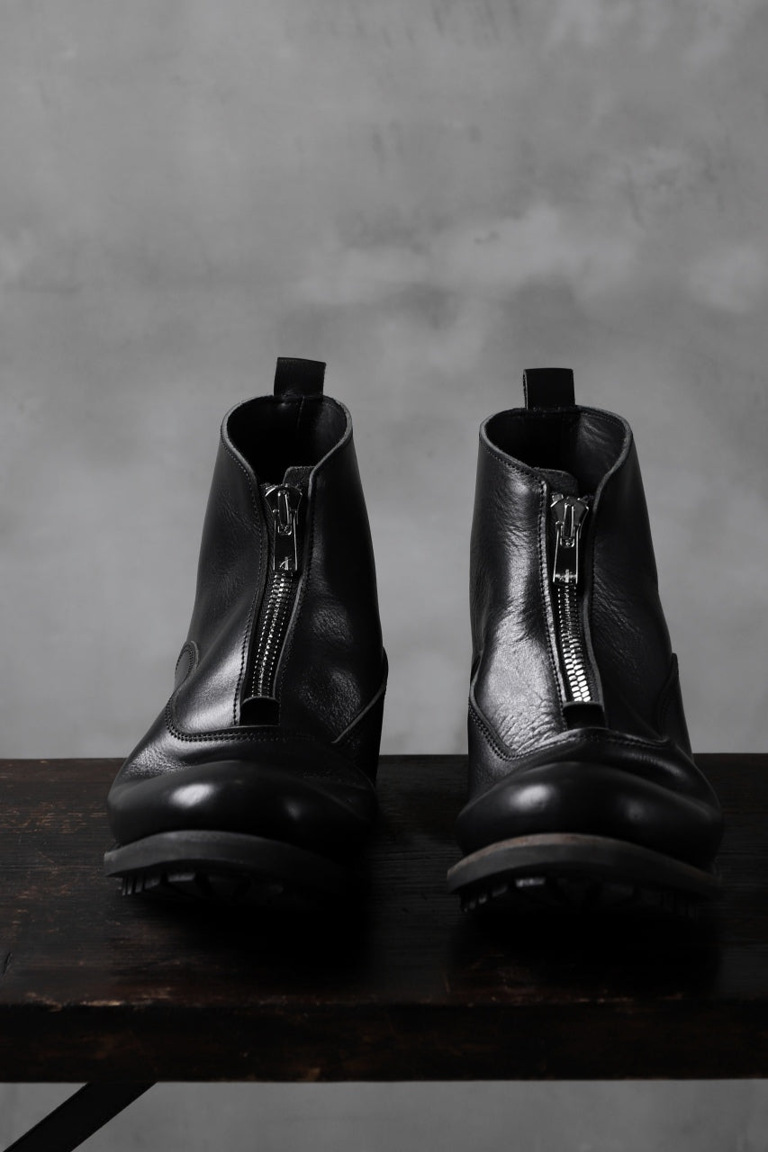 Portaille "one make" Albert Front Zip Boots (Vachetta TCG) / BLACK)