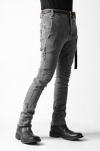 画像をギャラリービューアに読み込む, thomkrom OVER LOCKED SLIM TROUSERS / FADE STRETCH DENIM (LIGHT GREY)