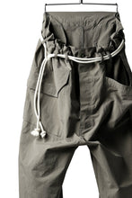 画像をギャラリービューアに読み込む, ISAMU KATAYAMA BACKLASH WIDE TAPERED PANTS / SALT SHRINKAGE TYPEWRITER CLOTH
