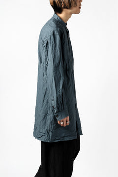 画像をギャラリービューアに読み込む, YUTA MATSUOKA semi long shirts / triple wash typewriter (light blue)