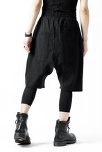 画像をギャラリービューアに読み込む, thomkrom RADICAL ZIP-POC DROPCROTCH SHORTS (BLACK)