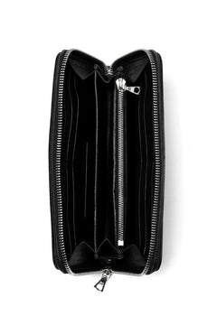 Load image into Gallery viewer, ISAMU KATAYAMA BACKLASH exclusive ROUND FASTNER WALLET / ITALIAN DOUBLE SHOULDER (WRINKLE PROCESS)