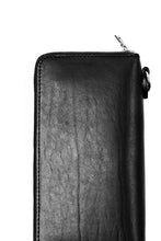 Load image into Gallery viewer, ISAMU KATAYAMA BACKLASH exclusive ROUND FASTNER WALLET / ITALIAN DOUBLE SHOULDER (WRINKLE PROCESS)