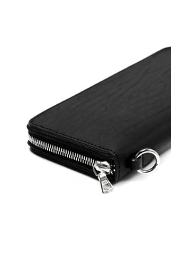 Load image into Gallery viewer, ISAMU KATAYAMA BACKLASH exclusive ROUND FASTNER WALLET / ITALIAN DOUBLE SHOULDER (WRINKLE PROCESS)