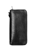 Load image into Gallery viewer, ISAMU KATAYAMA BACKLASH exclusive ROUND FASTNER WALLET / ITALIAN DOUBLE SHOULDER (WRINKLE PROCESS)