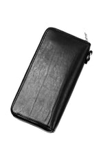 Load image into Gallery viewer, ISAMU KATAYAMA BACKLASH exclusive ROUND FASTNER WALLET / ITALIAN DOUBLE SHOULDER (WRINKLE PROCESS)