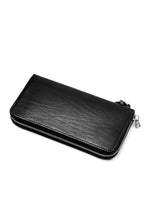 Load image into Gallery viewer, ISAMU KATAYAMA BACKLASH exclusive ROUND FASTNER WALLET / ITALIAN DOUBLE SHOULDER (WRINKLE PROCESS)