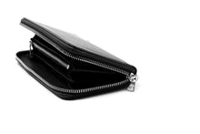 Load image into Gallery viewer, ISAMU KATAYAMA BACKLASH exclusive ROUND FASTNER WALLET / ITALIAN DOUBLE SHOULDER (WRINKLE PROCESS)