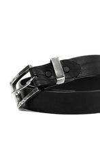 Load image into Gallery viewer, ISAMU KATAYAMA BACKLASH PIN-BELT / 35mm ITALIAN DOUBLE SHOULDER (WRINKLE PROCESS)