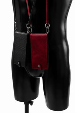 画像をギャラリービューアに読み込む, ISAMU KATAYAMA BACKLASH WALLET PHONE-HOLDER / ITALY DOUBLE SHOULDER (BLACK)