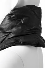 Load image into Gallery viewer, ISAMU KATAYAMA BACKLASH DOWN MUFFLER / KANGAROO + POLISH WHITE GOOSE (BLACK)