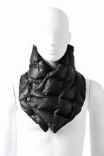 Load image into Gallery viewer, ISAMU KATAYAMA BACKLASH DOWN MUFFLER / KANGAROO + POLISH WHITE GOOSE (BLACK)