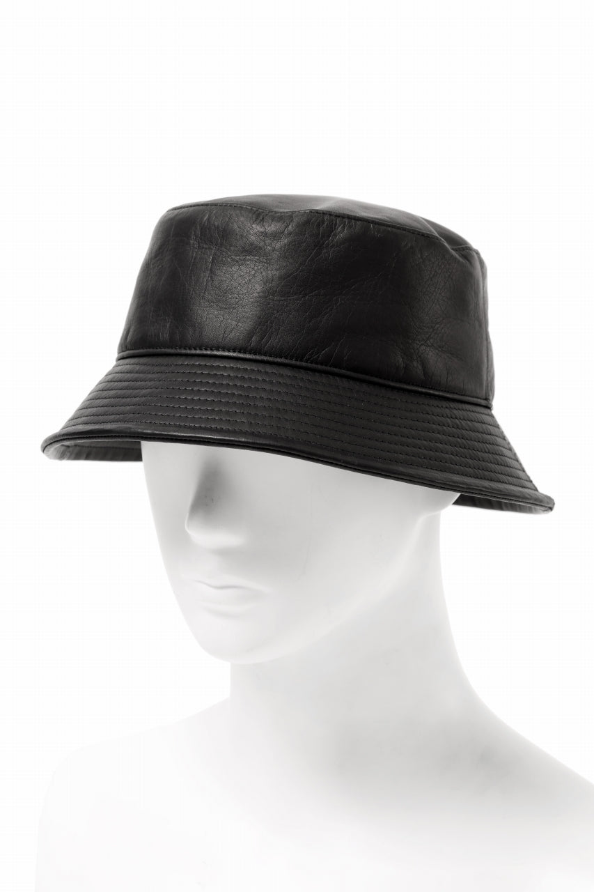 画像をギャラリービューアに読み込む, ISAMU KATAYAMA BACKLASH BUCKET HAT / MONOCHROME LUXURY STEER (BLACK)