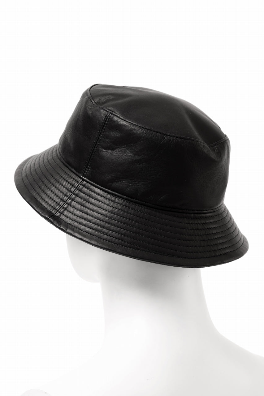 画像をギャラリービューアに読み込む, ISAMU KATAYAMA BACKLASH BUCKET HAT / MONOCHROME LUXURY STEER (BLACK)