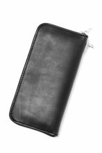 Load image into Gallery viewer, ISAMU KATAYAMA BACKLASH ROUND FASTNER WALLET / GUIDI HORSE BUTT (BLACK)