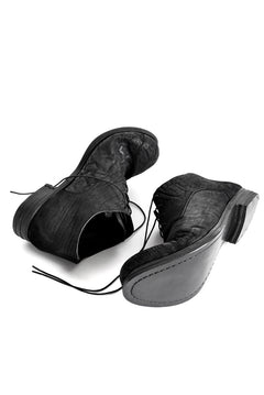 画像をギャラリービューアに読み込む, prtl x 4R4s exclusive Derby Shoes / CordovanSplit "No3-1M" (BLACK)