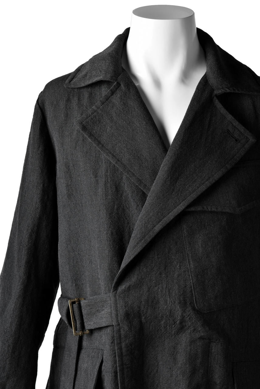 Load image into Gallery viewer, sus-sous moto cycle storm coat (NAVY GREY)