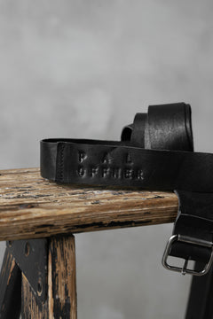 Load image into Gallery viewer, PAL OFFNER EASY LONG BELT / CALF LEATHER (BLACK)