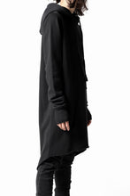 画像をギャラリービューアに読み込む, thomkrom BRUSHED BACK LONG HOODIE / FRENCH-TERRY (BLACK)