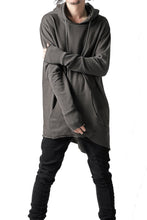 画像をギャラリービューアに読み込む, thomkrom BRUSHED BACK LONG HOODIE / FRENCH-TERRY (TAUPE)