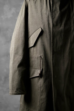 画像をギャラリービューアに読み込む, COLINA M-1948 HOOD PARKA COAT / HIGH DENSITY MILICLOTH (OLIVE)