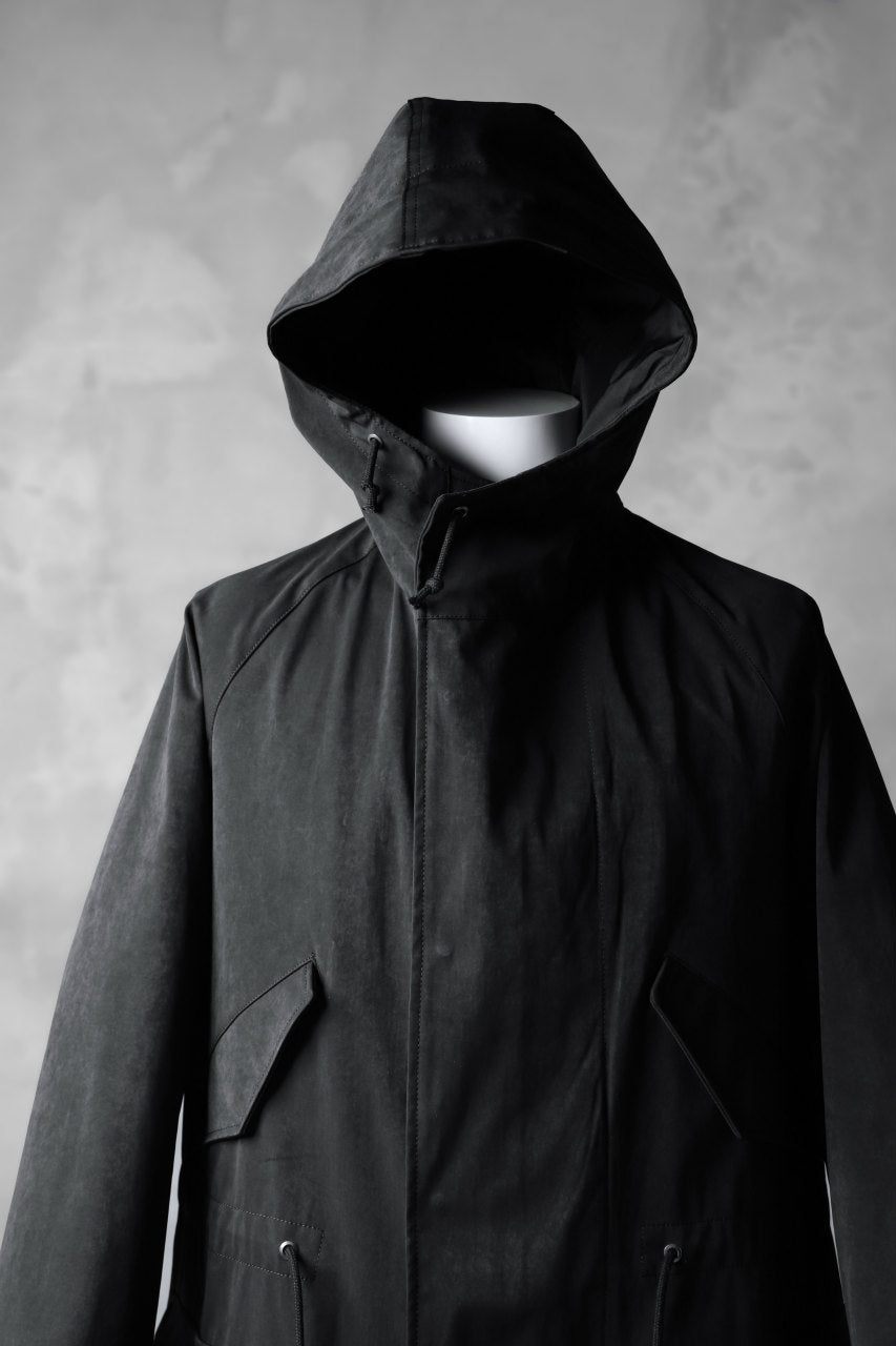 画像をギャラリービューアに読み込む, COLINA M-1948 HOOD PARKA COAT / HIGH DENSITY MILICLOTH (BLACK)