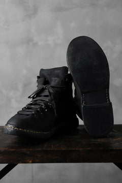 画像をギャラリービューアに読み込む, A DICIANNOVEVENTITRE A1923 Norwegian Laced Boots SH2 / Cavallo Oilo (NERO)