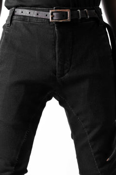 画像をギャラリービューアに読み込む, thomkrom OVER LOCKED SLIM TROUSERS / FADE STRETCH DENIM (BLACK)