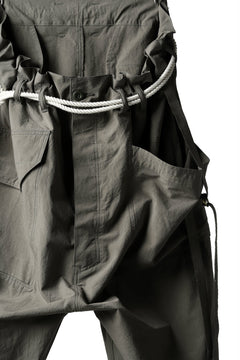 画像をギャラリービューアに読み込む, ISAMU KATAYAMA BACKLASH WIDE TAPERED PANTS / SALT SHRINKAGE TYPEWRITER CLOTH