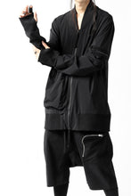 画像をギャラリービューアに読み込む, thomkrom RADICAL ZIP-POC TECH BOMBER JACKET (BLACK)