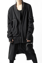 画像をギャラリービューアに読み込む, thomkrom RADICAL ZIP-POC TECH BOMBER JACKET (BLACK)