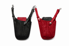 Load image into Gallery viewer, ISAMU KATAYAMA BACKLASH WAIST HANG BAG / DOUBLE-SHOULDER OBJECT DYED (BLACK)