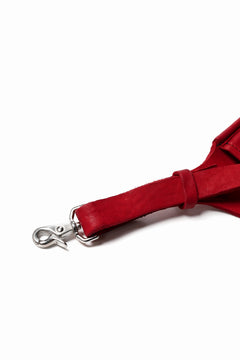 Load image into Gallery viewer, ISAMU KATAYAMA BACKLASH WAIST HANG BAG / DOUBLE-SHOULDER OBJECT DYED (RED)