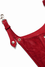 Load image into Gallery viewer, ISAMU KATAYAMA BACKLASH WAIST HANG BAG / DOUBLE-SHOULDER OBJECT DYED (RED)