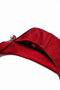 Load image into Gallery viewer, ISAMU KATAYAMA BACKLASH WAIST HANG BAG / DOUBLE-SHOULDER OBJECT DYED (RED)