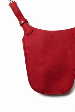 Load image into Gallery viewer, ISAMU KATAYAMA BACKLASH WAIST HANG BAG / DOUBLE-SHOULDER OBJECT DYED (RED)