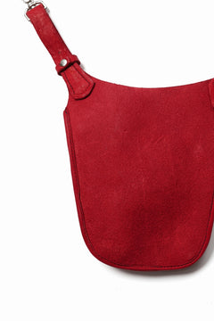 Load image into Gallery viewer, ISAMU KATAYAMA BACKLASH WAIST HANG BAG / DOUBLE-SHOULDER OBJECT DYED (RED)