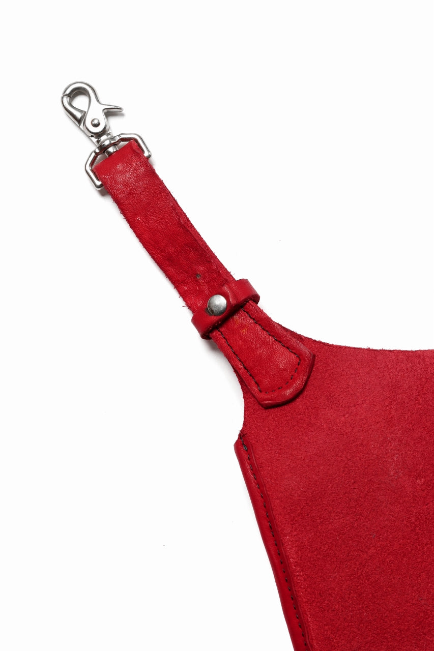 Load image into Gallery viewer, ISAMU KATAYAMA BACKLASH WAIST HANG BAG / DOUBLE-SHOULDER OBJECT DYED (RED)