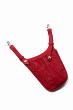 Load image into Gallery viewer, ISAMU KATAYAMA BACKLASH WAIST HANG BAG / DOUBLE-SHOULDER OBJECT DYED (RED)