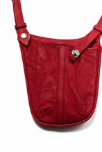 Load image into Gallery viewer, ISAMU KATAYAMA BACKLASH WAIST HANG BAG / DOUBLE-SHOULDER OBJECT DYED (RED)
