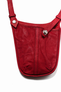 Load image into Gallery viewer, ISAMU KATAYAMA BACKLASH WAIST HANG BAG / DOUBLE-SHOULDER OBJECT DYED (RED)