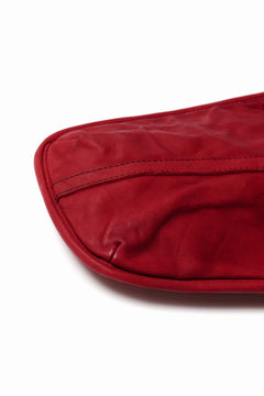 Load image into Gallery viewer, ISAMU KATAYAMA BACKLASH WAIST HANG BAG / DOUBLE-SHOULDER OBJECT DYED (RED)