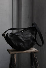 Load image into Gallery viewer, ISAMU KATAYAMA BACKLASH SHOULDER BAG / DOUBLE-SHOULDER OBJECT DYED (BLACK)