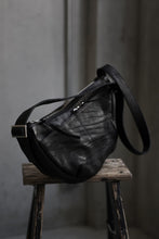 Load image into Gallery viewer, ISAMU KATAYAMA BACKLASH SHOULDER BAG / DOUBLE-SHOULDER OBJECT DYED (BLACK)